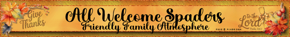ALL WELCOME SPADERS