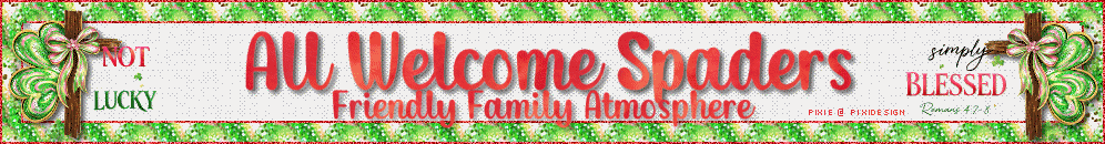 ALL WELCOME SPADERS